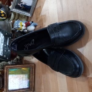 Ynot?  Black Penny Loafers